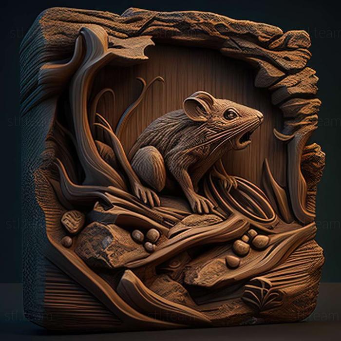3D модель Гра Мисливець на щурів (STL)